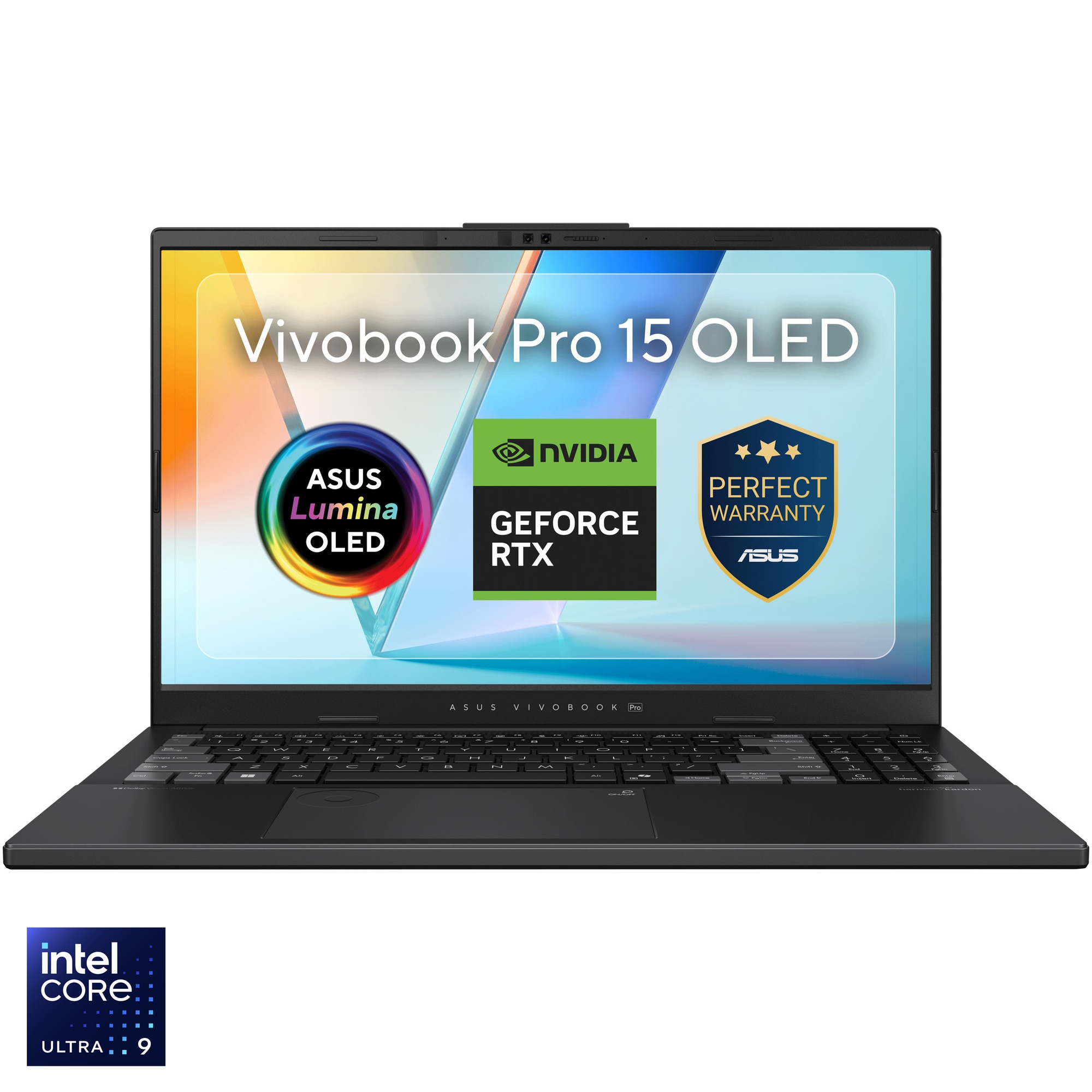 Laptop ASUS Vivobook Pro 15 OLED cu procesor Intel® Core™ Ultra 9