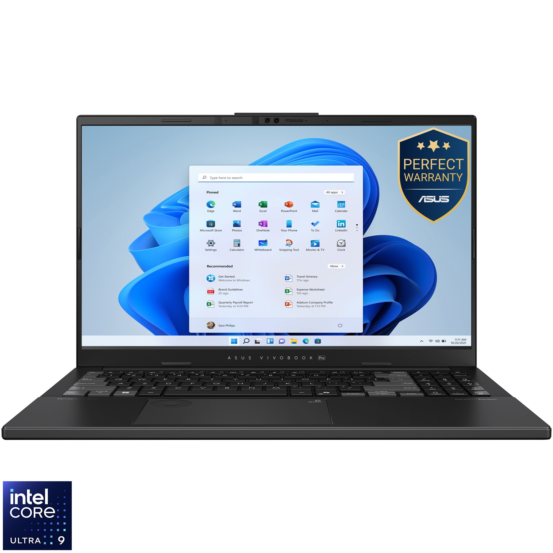 Laptop ASUS Vivobook Pro 15 OLED cu procesor Intel® Core™ Ultra 9 285H pana la 5.4Ghz, 15.6'', 3K, OLED, 120Hz, 24GB DDR5 RAM, 1TB SSD, NVIDIA® GeForce RTX™ 4050 6GB GDDR6, Windows 11 Pro, Earl Gray