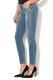 Liu Jo, Blugi regular fit cu aplicatie de paiete Ideal, Bleu, 25