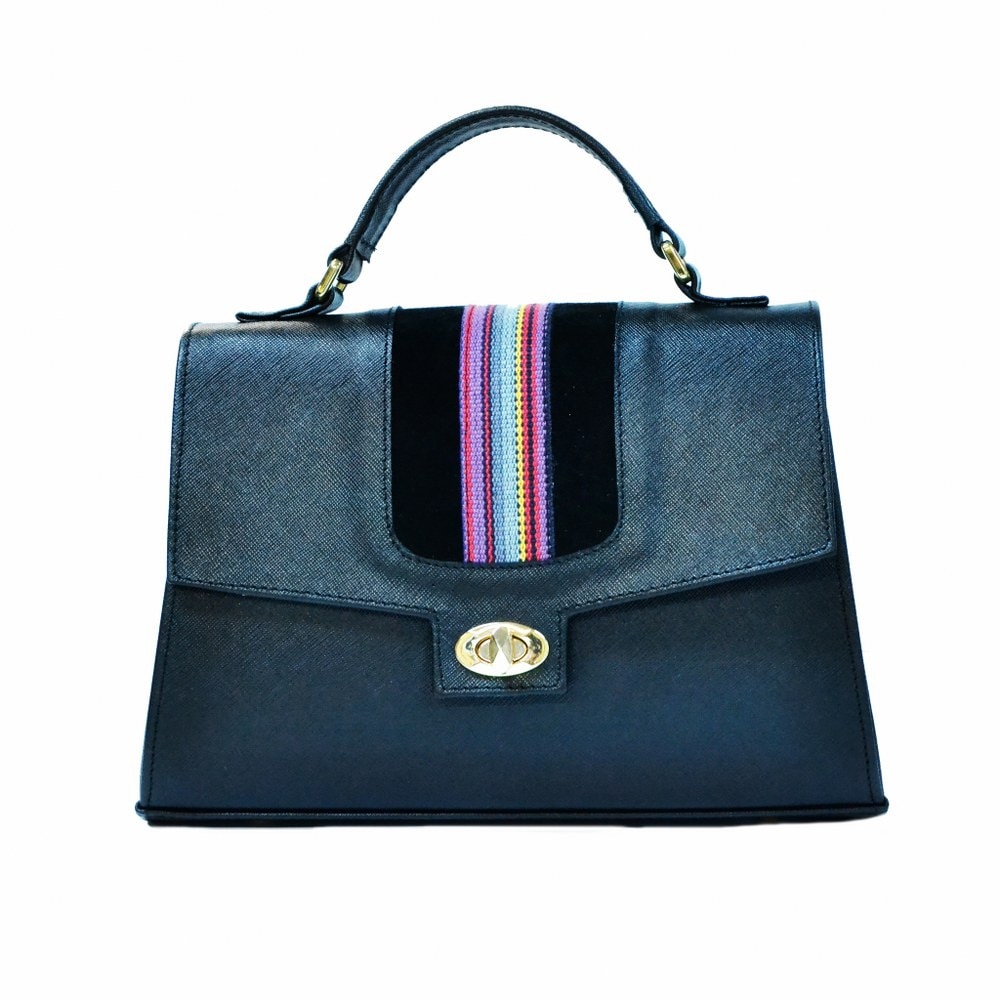 Geanta dama,Zea,piele naturala,neagra