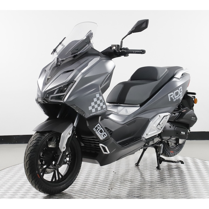 Scuter benzina RDB SPEEDER, Euro 5+, 125cc, 4 timpi, Gri + CIV inclus
