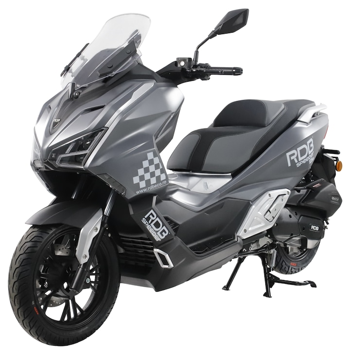 Scuter benzina RDB SPEEDER, Euro 5+, 125cc, 4 timpi, Gri + CIV inclus