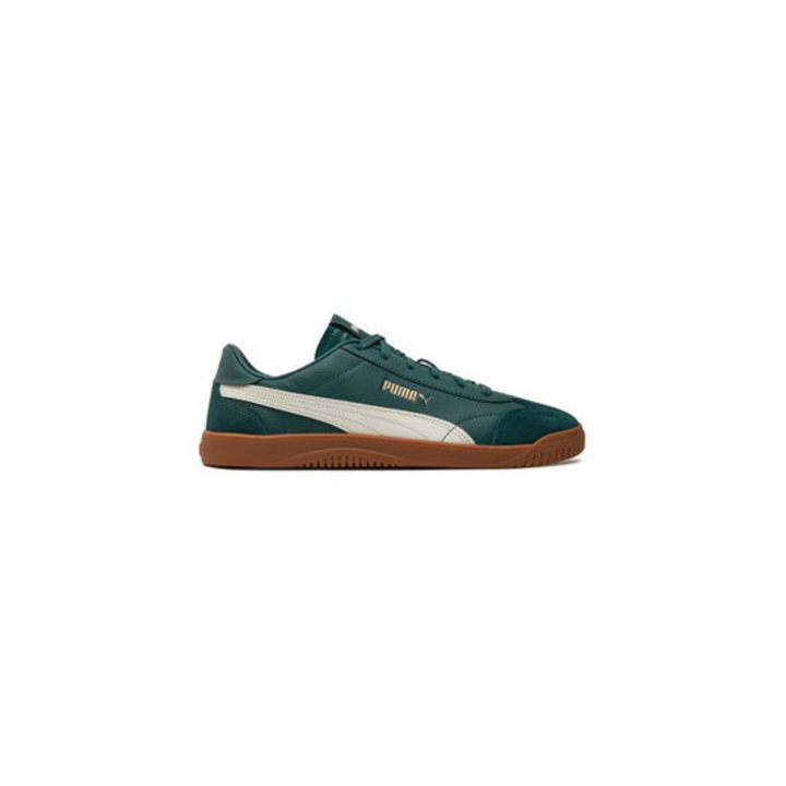 Pantofi sport barbati Puma, 303894542, Piele naturala, Verde, Verde