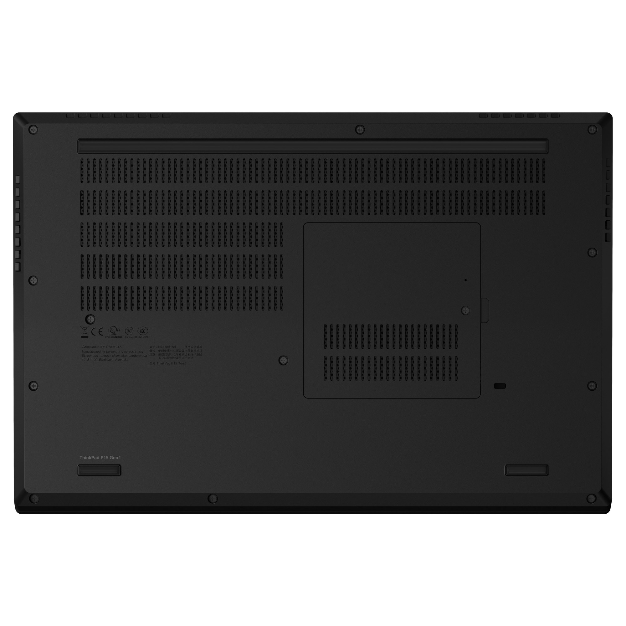 Laptop Lenovo ThinkPad P15 Gen 1 (Intel), 15.6" FHD IPS, Intel Core I7-10750H, 64GB DDR4, 512 GB SSD m2 PCIe, NVIDIA Quadro T1000 4GB GDDR6, Windows 10 Pro, Black