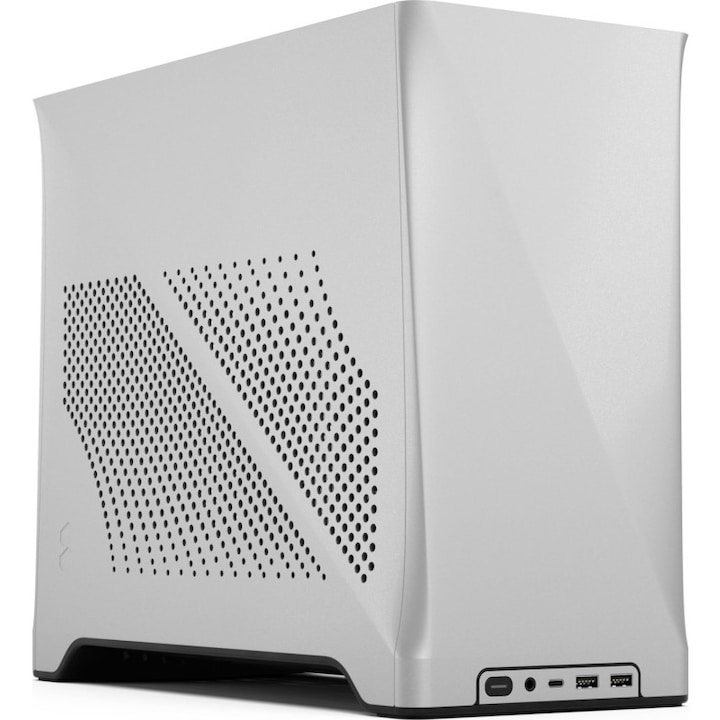 Компютърна кутия Fractal Design Era 2 Charcoal, Mini ITX Tower Silver