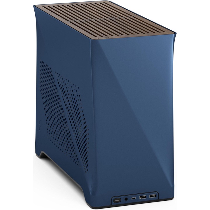 Fractal Design Era 2 Charcoal Mini ITX Tower Case Blue