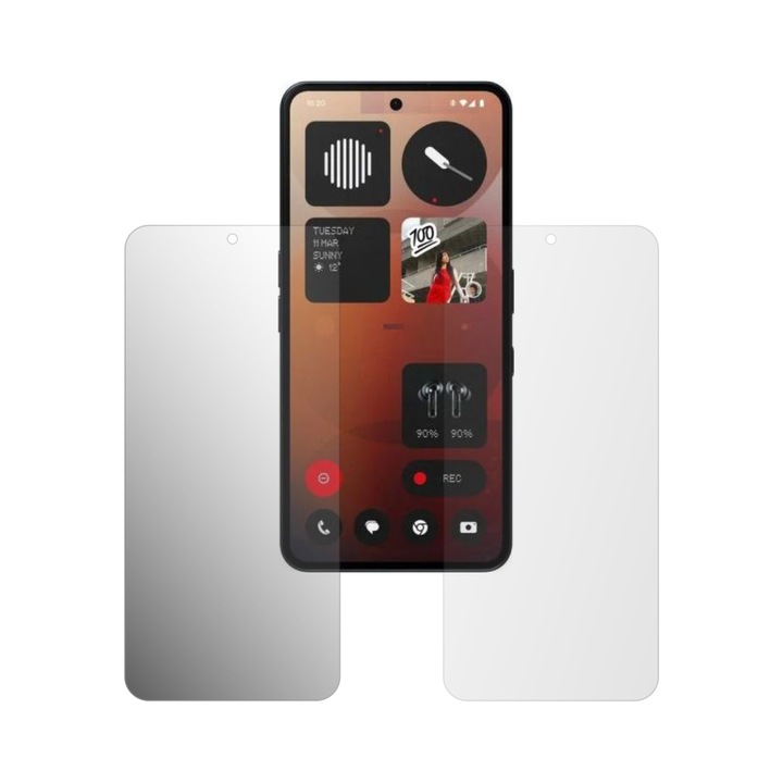 Комплект от 2 протектора за екран iSkinz за Nothing Phone 3a - Пълно покритие, невидими Skinz HD, ултрапрозрачни силиконови протектори с пълно покритие, лепящи и гъвкави