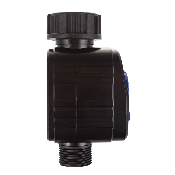 Контролно устройство за напояване, електронно, GreenBlue GB390, захранване 2x1, 5V AA, черно