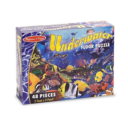 Puzzle de podea Viata subacvatica Melissa and Doug