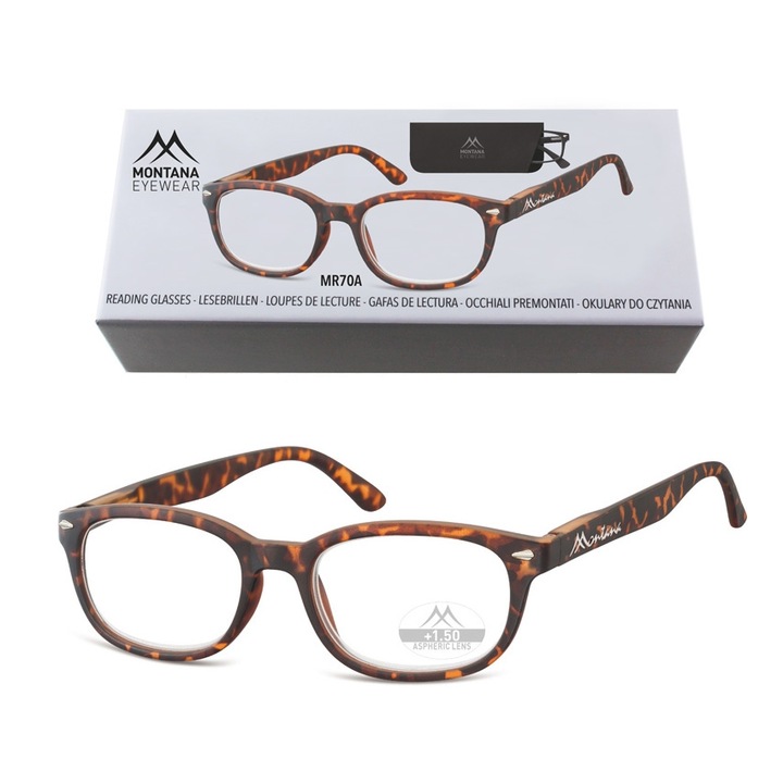 Ochelari de citit Montana, asferici, +3.00 dioptrii