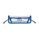 Ochelari de citit Montana MR59B, unisex, asferici, culoare albastra mata, set cu etui si stergator, +1.5