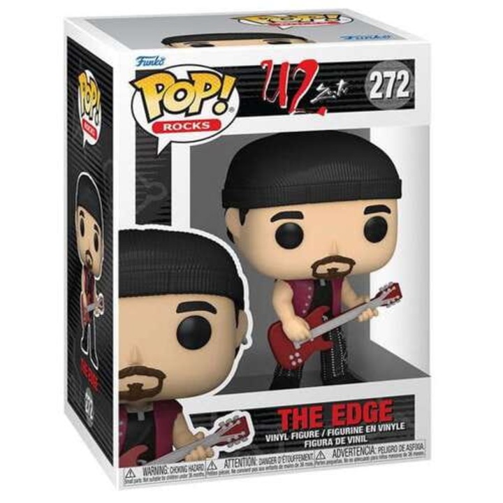 Funko POP figura, U2 The Edge, 11,5x16x9cm, 3 év feletti gyermekeknek