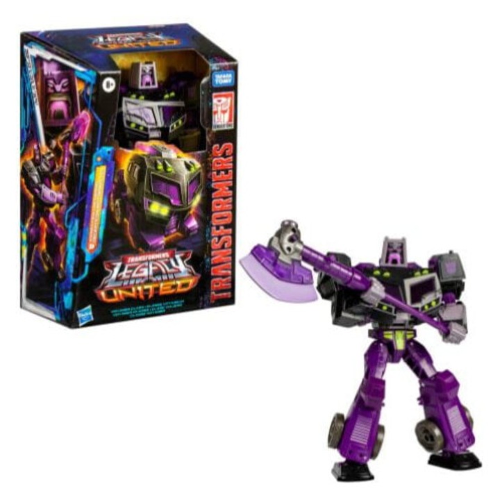Figurina Decepticon Motormaster 18 cm, Hasbro, Transformers Legacy United, 23x16x8cm