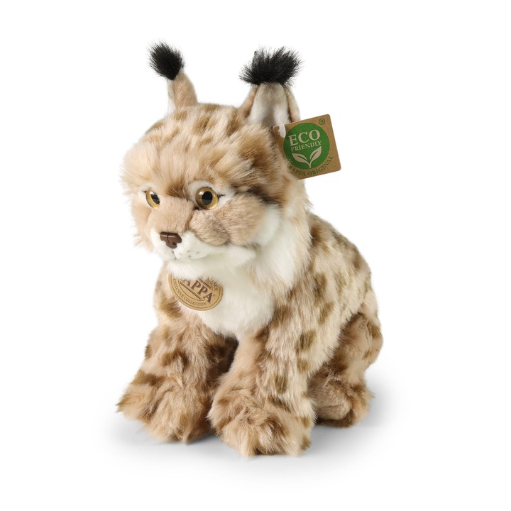 Плюшена играчка Rappa, Рис, 27см, Еко приятелски