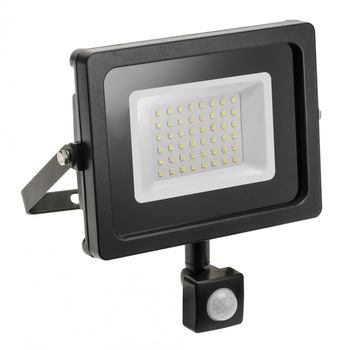 Proiector led cu senzor de miscare, 20W, 1600lm, AC220-240V, 50/60 Hz, PF>0,9, RA>80, IP65, 120°, 6400K, negru Proiector led cu senzor de miscare, 20W, 1600lm, AC220-240V, 50/60 Hz, PF>0,9, RA>80, IP65, 120°, 6400K, negru