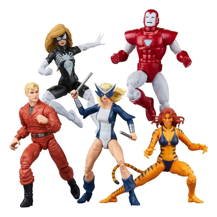 Set 5 figurine Marvel Legends West Coast Avengers, 15cm
