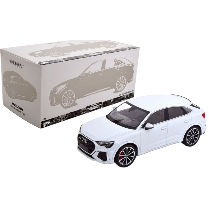 Autómodell Minichamps, Audi RSQ3, fehér, 1:18, 24cm