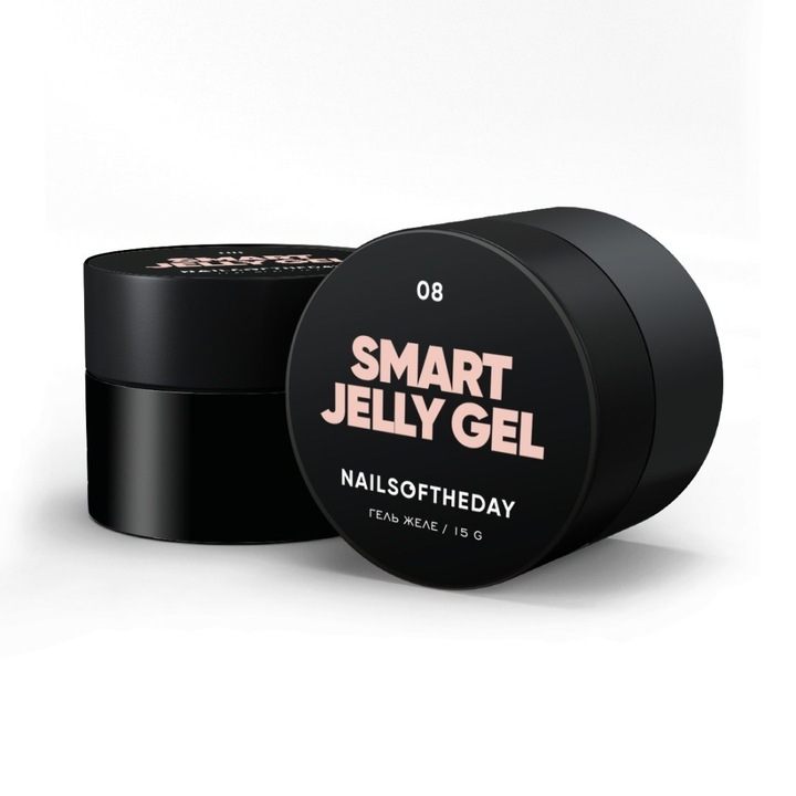 Gel de constructie NAILSOFTHEDAY Smart Jelly, 08 carmel, 15 g