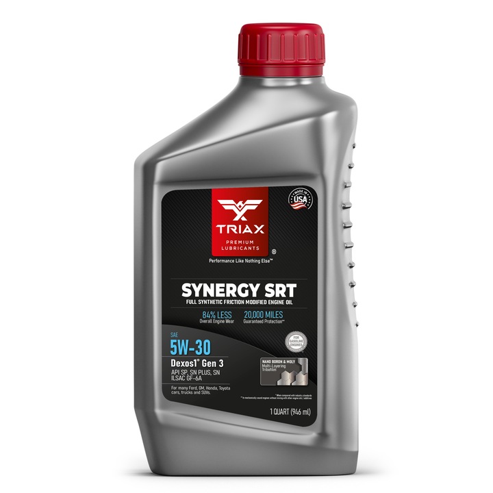 Моторно масло Triax Synergy SRT 5W-30 Full Synthetic DEXOS, 946 ml