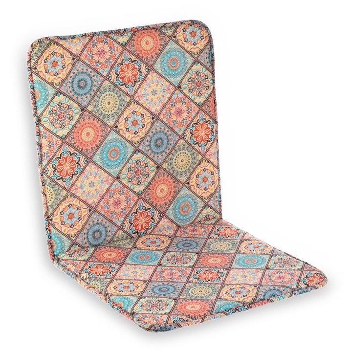 Perna scaun cu spatar corai tiles pentru spatii exterioare 87x43cm