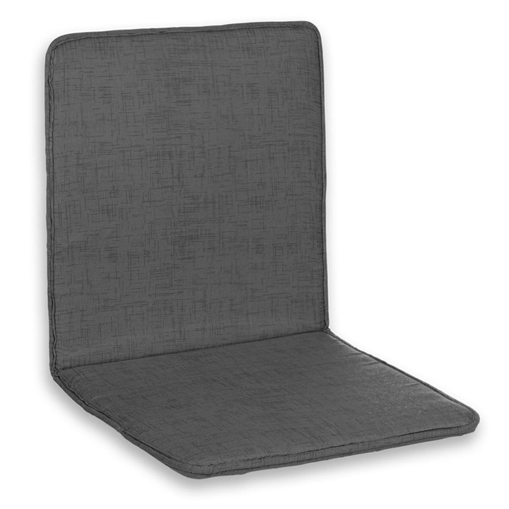 Perna Gri Scaun cu Spatar pentru Spatii Exterioare 87x43cm
