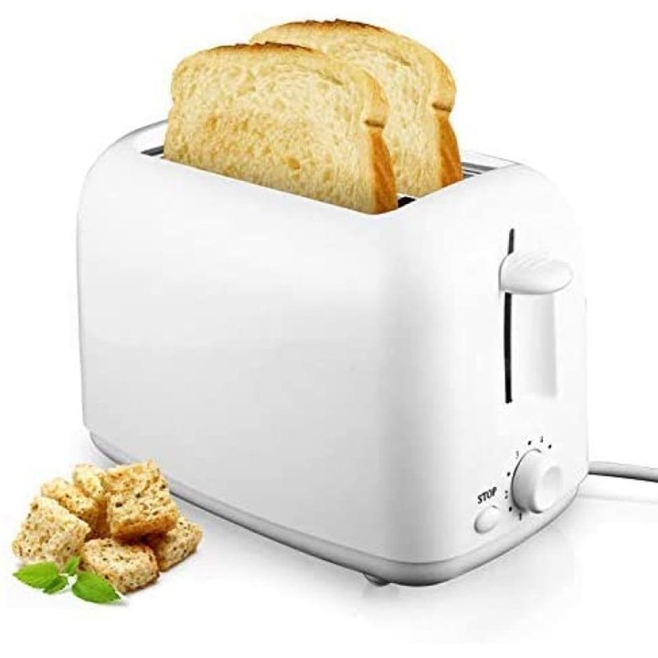 Kenyérpirító 2 szeletes 800W 7 hőmérsékletfokozat rozsdamentes acél 31x20x21cm
