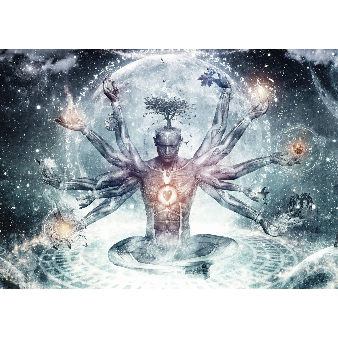 Puzzle Schmidt 1000 piese: Vis in univers