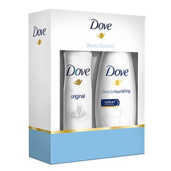 Set Dove Original: Gel de dus Deeply Nourishing, 250 ml + Deodorant spray, 150 ml Set Dove Original: Gel de dus Deeply Nourishing, 250 ml + Deodorant spray, 150 ml