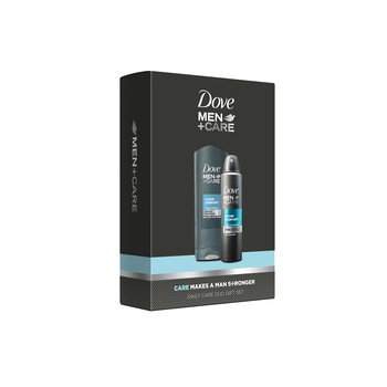 Set Dove Men Clean Comfort: Gel de dus, 250 ml + Deodorant spray, 150 ml Set Dove Men Clean Comfort: Gel de dus, 250 ml + Deodorant spray, 150 ml