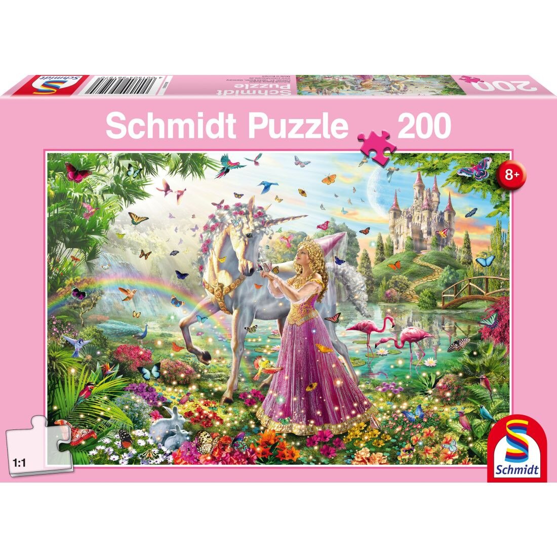 Puzzle Schmidt pentru copii 200 piese: Zana in padurea fermecata