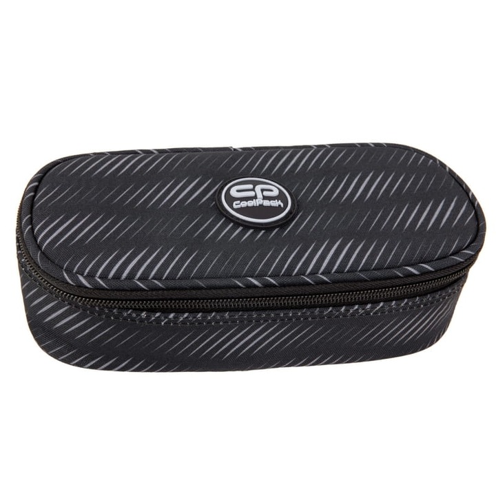 Ученически несесер CoolPack, Campus, Obsydian, Без съдържание, 23 х 9 х 5, Черен