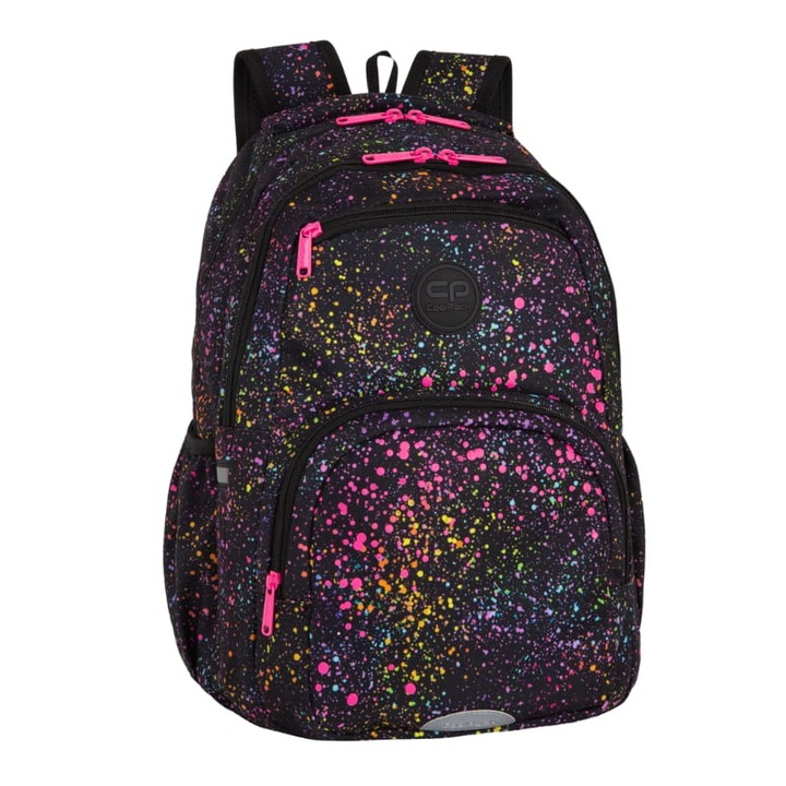 Ученическа раница, Coolpack, Pick, Galactica, 41 x 30 x 16 см, Ергономична, Полиестер, За момчета, Начално училище, Космическо синьо