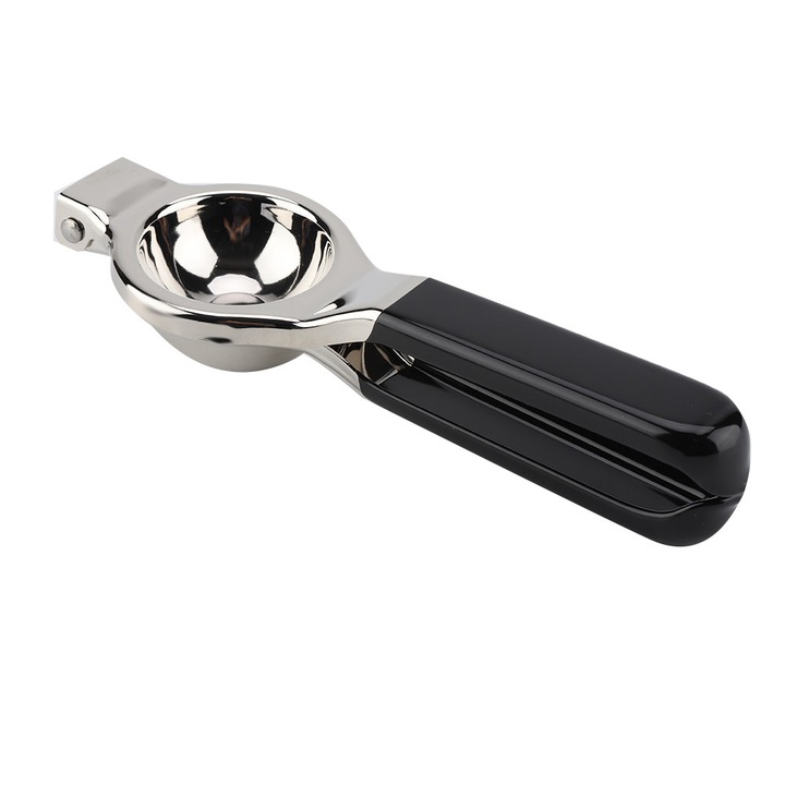 Rozsdamentes acél citromfacsaró, AMRINUGL, csúszásgátló szilikon fogantyúkkal, intenzív használatra, könnyen tisztítható