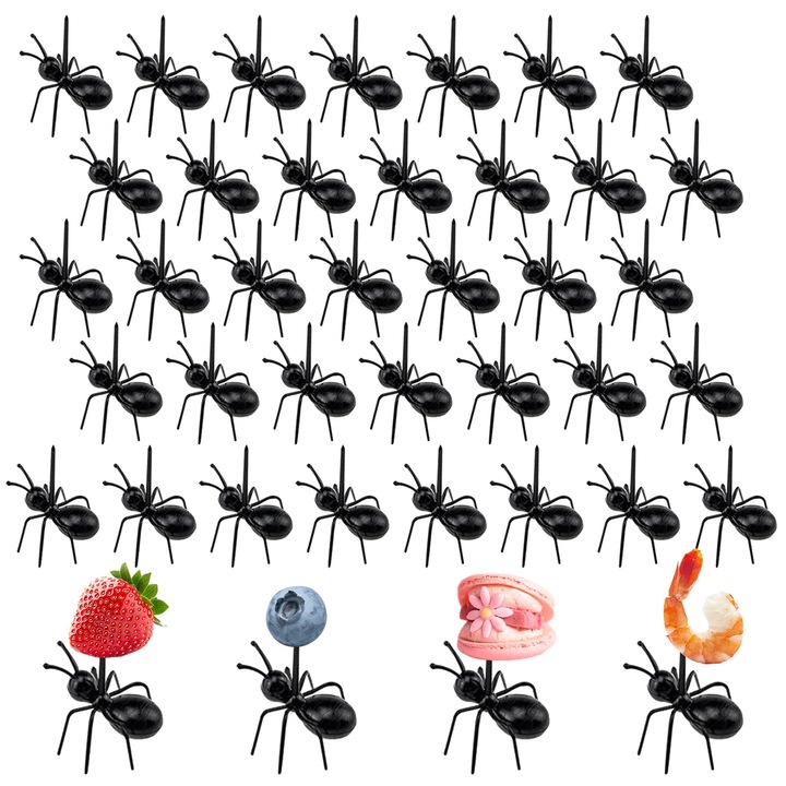 36 db-os gyümölcsvilla készlet, ABS műanyag, 4.5x4x5cm, ant