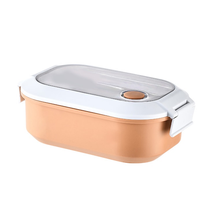 Кутии за храна, AMRINUGL, комплект, двойна изолация, издръжлив материал, неръждаема стомана, 850ml, устойчиви на микровълнова фурна и съдомиялна машина