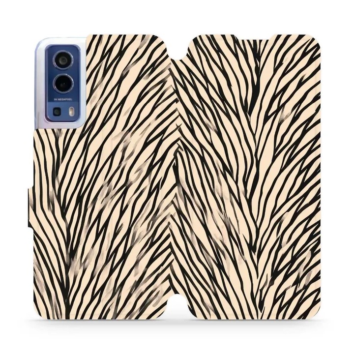 Mobiwear flip cover за Vivo Y52 5G / Y72 5G, елегантен дизайн, устойчив на удари и надраскване, многоцветен