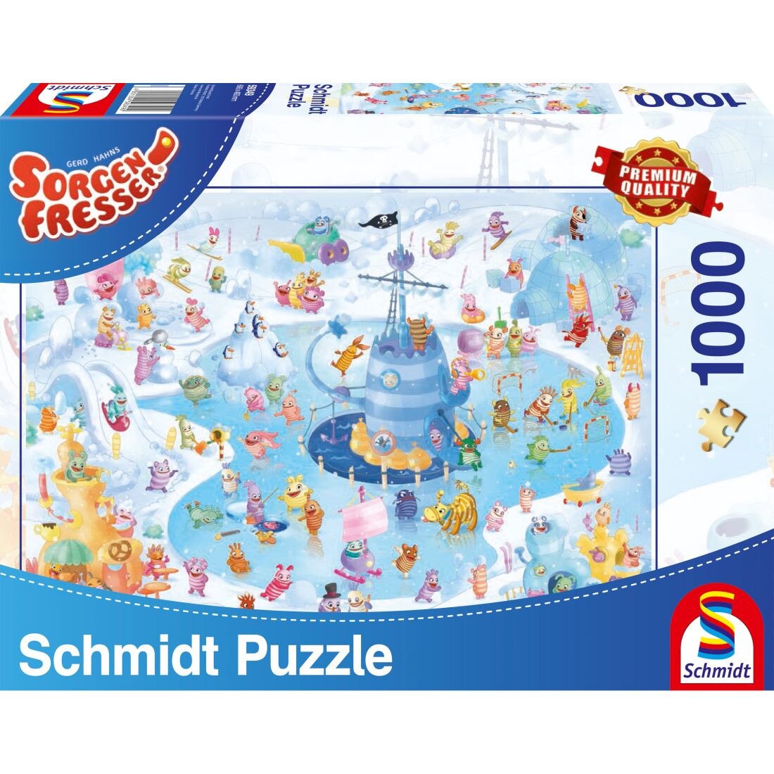 Puzzle Schmidt 1000 piese: Distractie de iarna
