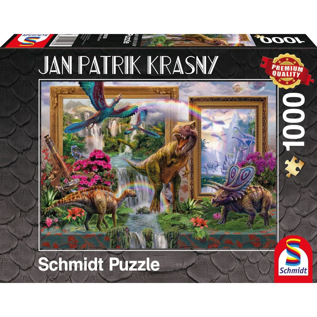 Puzzle Schmidt 1000 piese Jan Patrik Krasny: Dinozaurii prind viata