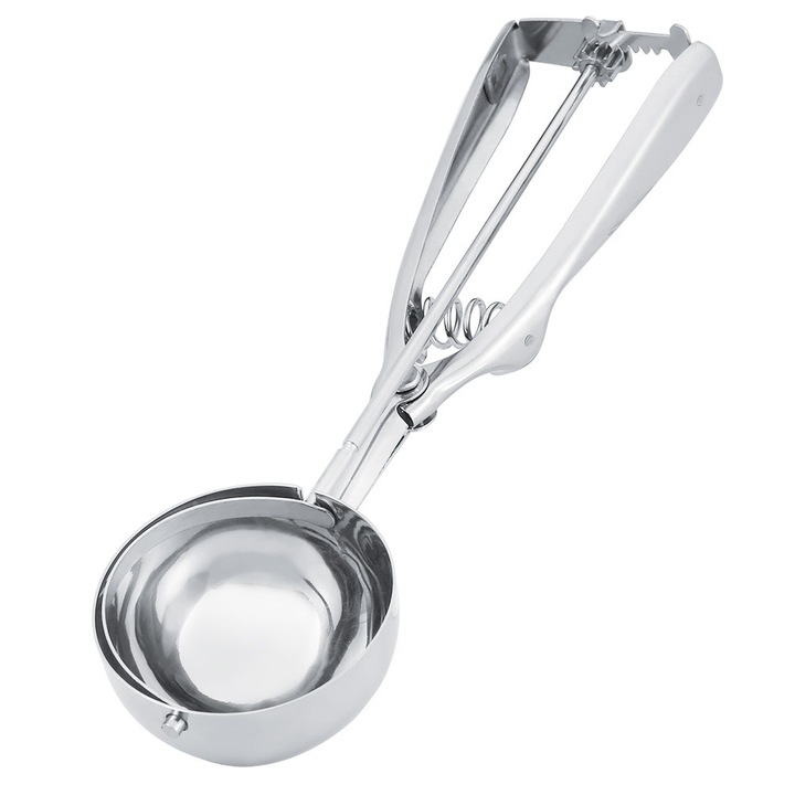 Lingura inghetata HERUSI inox 6cm maner dublu antiderapant
