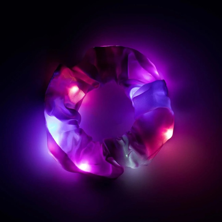 Elastice Par Saten cu 10 LED-uri Colorate