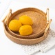 Set 3 Cosuri din Rattan, Culoare Naturala, Multifunctionale, Usor de Transportat