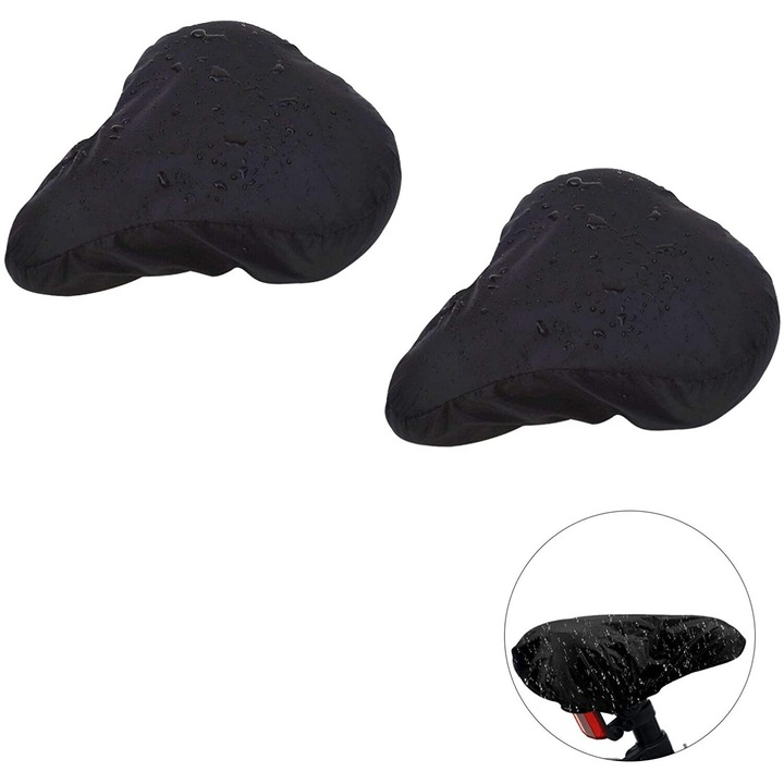 Kerékpárnyereg-védő, vízálló és porálló huzat gyors telepítéssel, újrafelhasználható és hordozható minden időjárási körülményhez