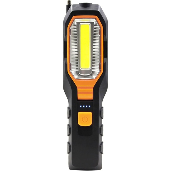 Работно фенерче Cob Led, 4 режима на светене, магнитна функция, презареждаемо, за къмпинг и ремонт на автомобили