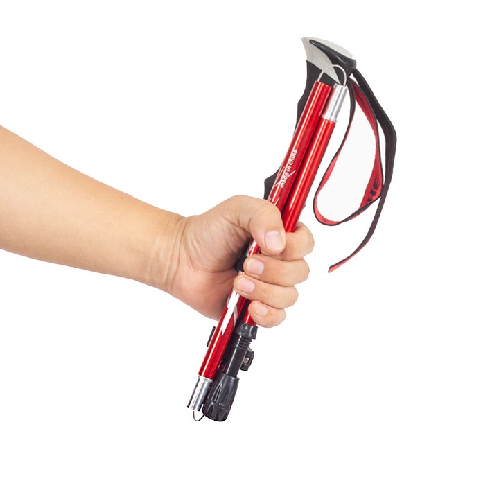 Baston de mers pliabil, Enforose, aluminiu, reglabil, anti-alunecare, 30x110cm