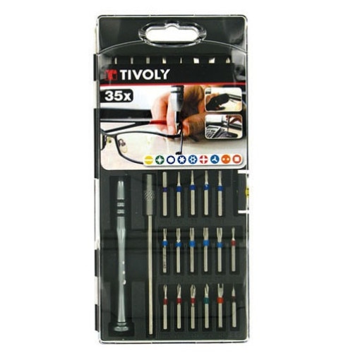 Trusa biti si accesorii pentru aplicatii de precizie 35 piese ,Tivoly