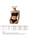 Costume de baie dama, negru, design fara spate, bretele, fibra de poliester