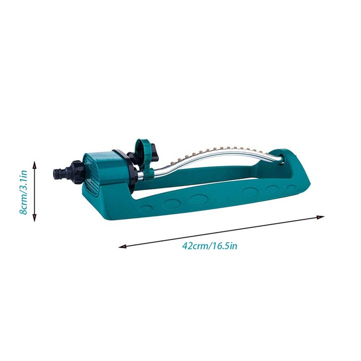 Duza pulverizator automat reglabil pentru irigare gradina, plastic ABS, inox, ajustabil