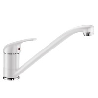 Baterie bucatarie Blanco Daras, cartus ceramic, Alb