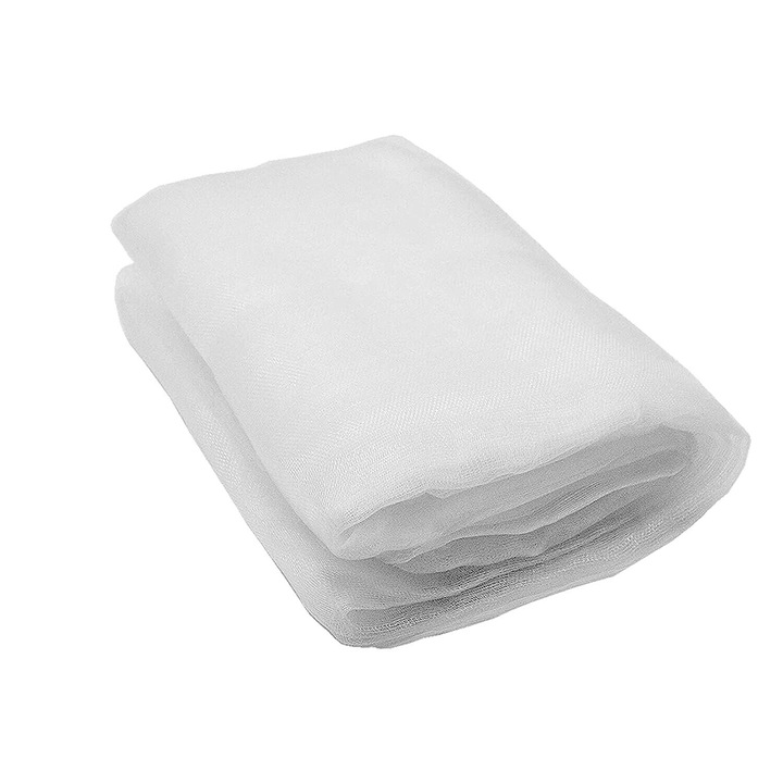 Kerti védőháló, nagy szilárdságú polietilénből, rovarvédő, különböző méretekben