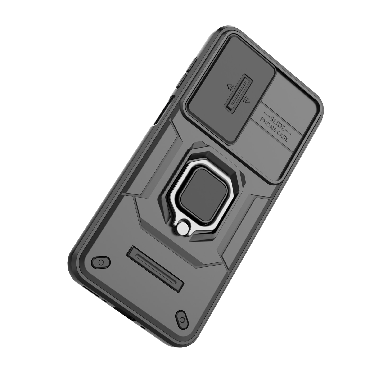 Husa de telefon mobil Armura rezistenta la socuri compatibila cu Samsung Galaxy A26 5G cu protectie a camerei, Negru